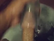 Solo bathtime. Masterbation