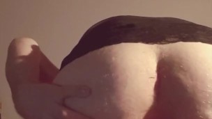 German Teen strech his Butt