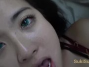 Green EYES Asian moans POV will make you CUM wmaf amateur couple 4/16