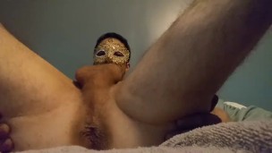 Ass teasing and creamy cum