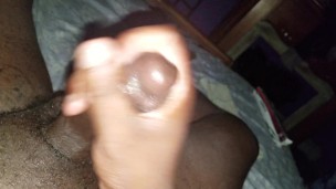 Jerking off to a friends video
