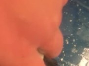 fucking my young pussy with a bottle