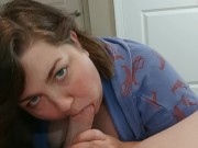 Peach has a man explode in his mouth. Shes make it extra messy