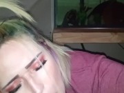 Ley lette sucks until she gets his load 10/16