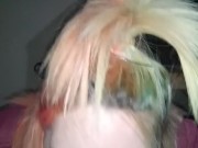 Ley lette sucks until she gets his load 15/16