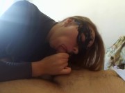 Affectionate morning bunny at home 5/16