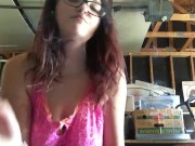 Hot Teen Smokin In Garage Prt2 9/16