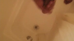 Jackin off in the shower