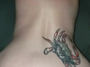 SHE RIDES 10 INCH UNCUT COCK LIKE A BOSS 1/16