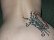 SHE RIDES 10 INCH UNCUT COCK LIKE A BOSS 6/16