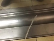 Young guy Pissing
