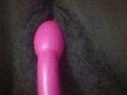 Playing with my wet hairy pussy while No one is home watch me cream pt.1 13/16