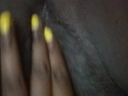 Playing with my wet hairy pussy while No one is home watch me cream pt.1 2/16