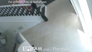 SPYFAM Grateful step sister FUCKS step bro