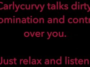 Carlycurvy talks dirty taking control over you 1/16