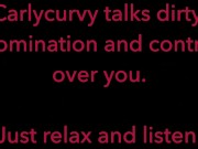 Carlycurvy talks dirty taking control over you 14/16