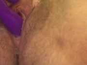 Wet and hairy pussy cumming and squirting 14/16