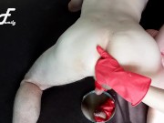 Perfect prostate milking in red gloves ~DirtyFamily~ 14/16