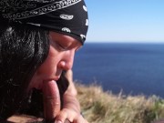 Public Sex on The Beach POV Blowjob in The National Park 2/16