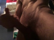 Playing with my rockhard Cock
