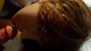 My girl gets cock