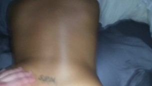 "PUT IT IN MY ASS WHEN YOU CUM" slutty tinder milf asks for deep anal creampie