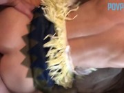 HALLOWEEN SCARECROW FUCK AND SLOW MOTION DOGGY CUMSHOT 14/16