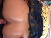 HALLOWEEN SCARECROW FUCK AND SLOW MOTION DOGGY CUMSHOT 7/16