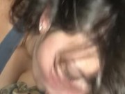 Girl with Big ass deep throats and takes dick doggy style 1/16