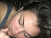 Girl with Big ass deep throats and takes dick doggy style 4/16