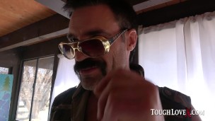 TOUGHLOVEX Tattooed slut Katrina Jade wrecked by a big dick