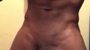Big Black Dick moving in a circle