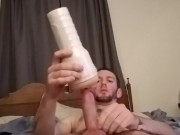 New fleshlight toy a fan got for me, just tryin it out lovin it so far!
