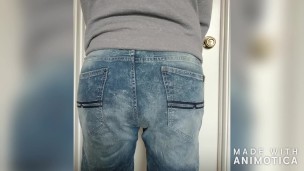 Desperate Boy Has An Accident in His Shorts