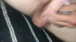 Hairy cock pink thong.