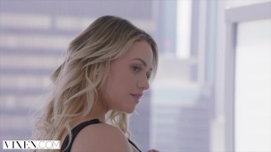 VIXEN Horny Assistant Can't Hold Back Anymore In Incredible Threesome