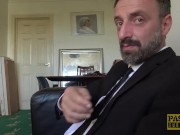 PASCALSSUBSLUTS - Blonde sub April Paisley anally fucked 2/16