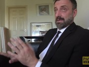 PASCALSSUBSLUTS - Blonde sub April Paisley anally fucked 6/16