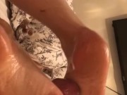 Silky rose, after a hard day at work sole stroke 3/16