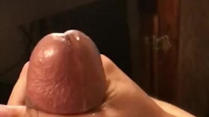 Slow motion cum shot