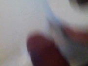 Sticking my dick in a roll of toilet paper