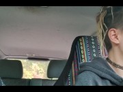 In public with vibrator and having an orgasm while driving 9/16