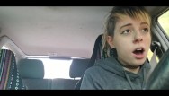 Fick vibrator In public with vibrator and having an orgasm while driving