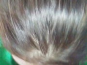 White girl deepthroats my cock 1/16