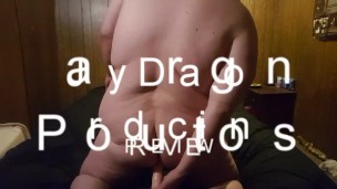 PREVIEW fat gay chubby Jay dragon fucks dildo then cums