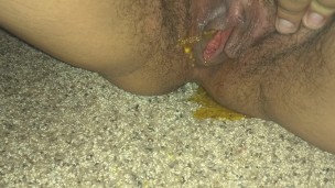 Little Yellow Carpet Pee ;P New Bedroom!!