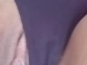 Amateur horny latina fucks dildo