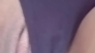 Amateur horny latina fucks dildo