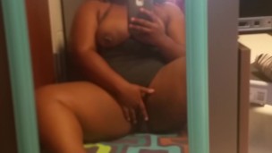 Cumming in Mirror - My Morning Orgasm