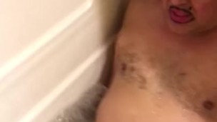 Slave terry in the bath